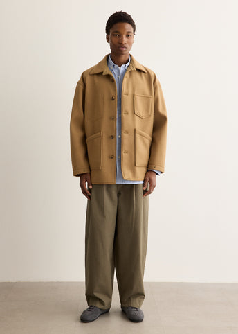 Wool Bonding Shirt Jacket