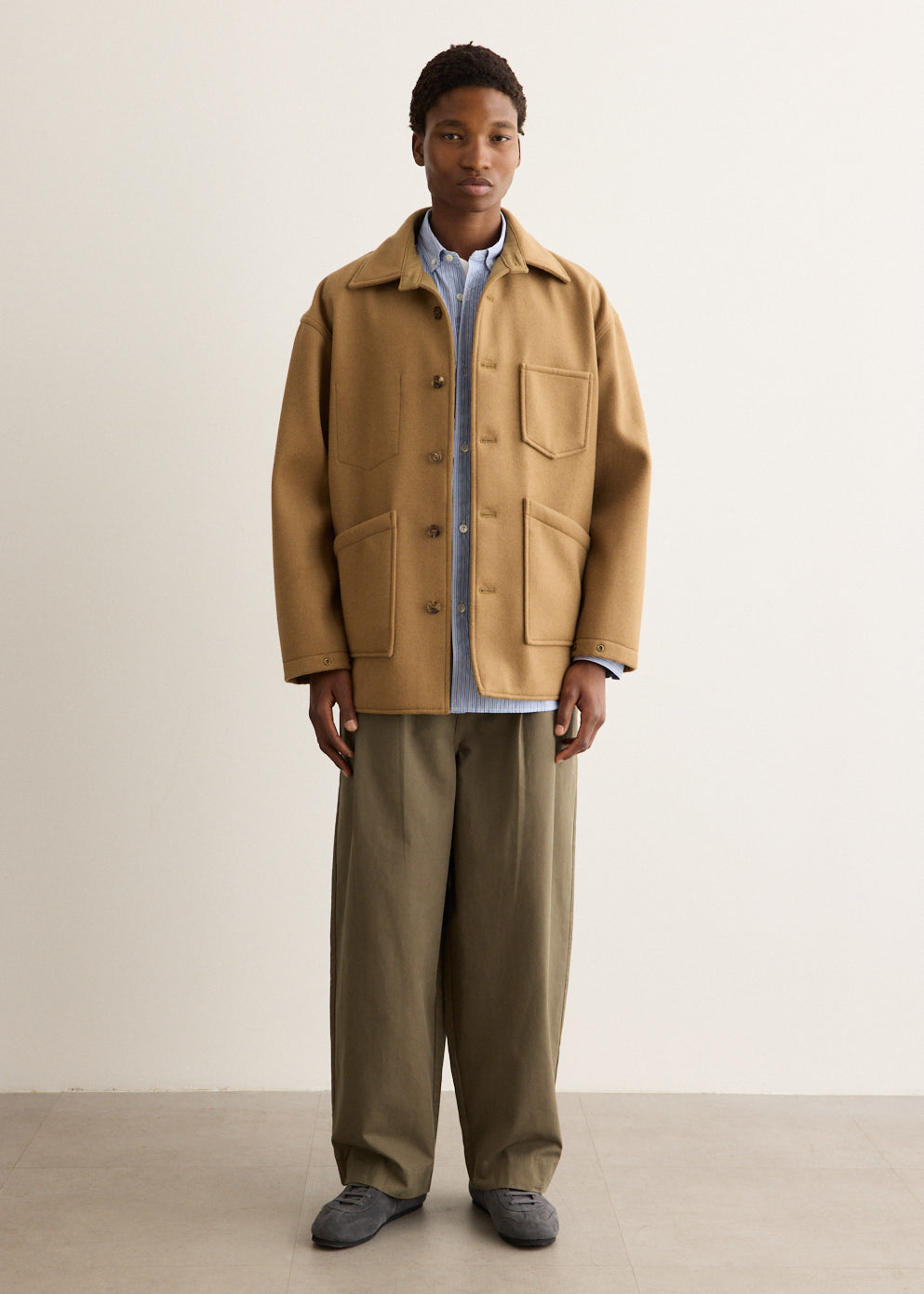 Wool Bonding Shirt Jacket