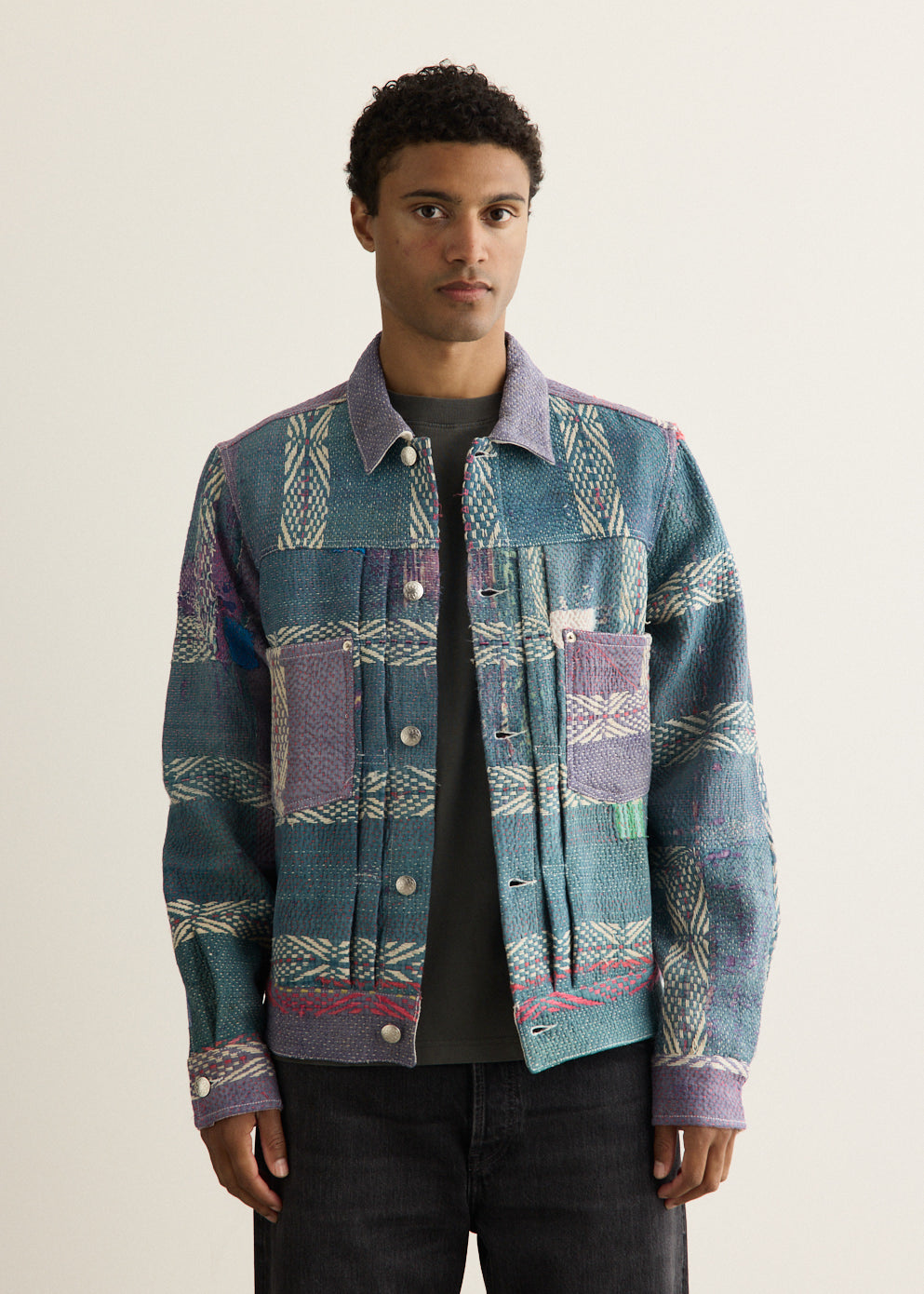 Marvin Vintage Kantha Blanket Jacket