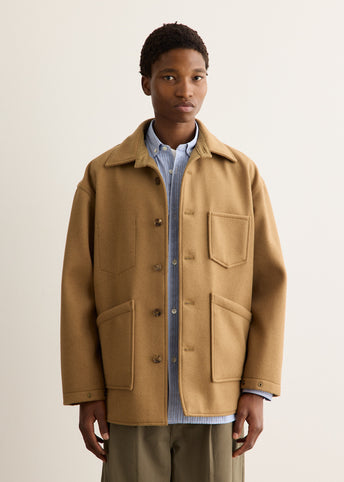 Wool Bonding Shirt Jacket