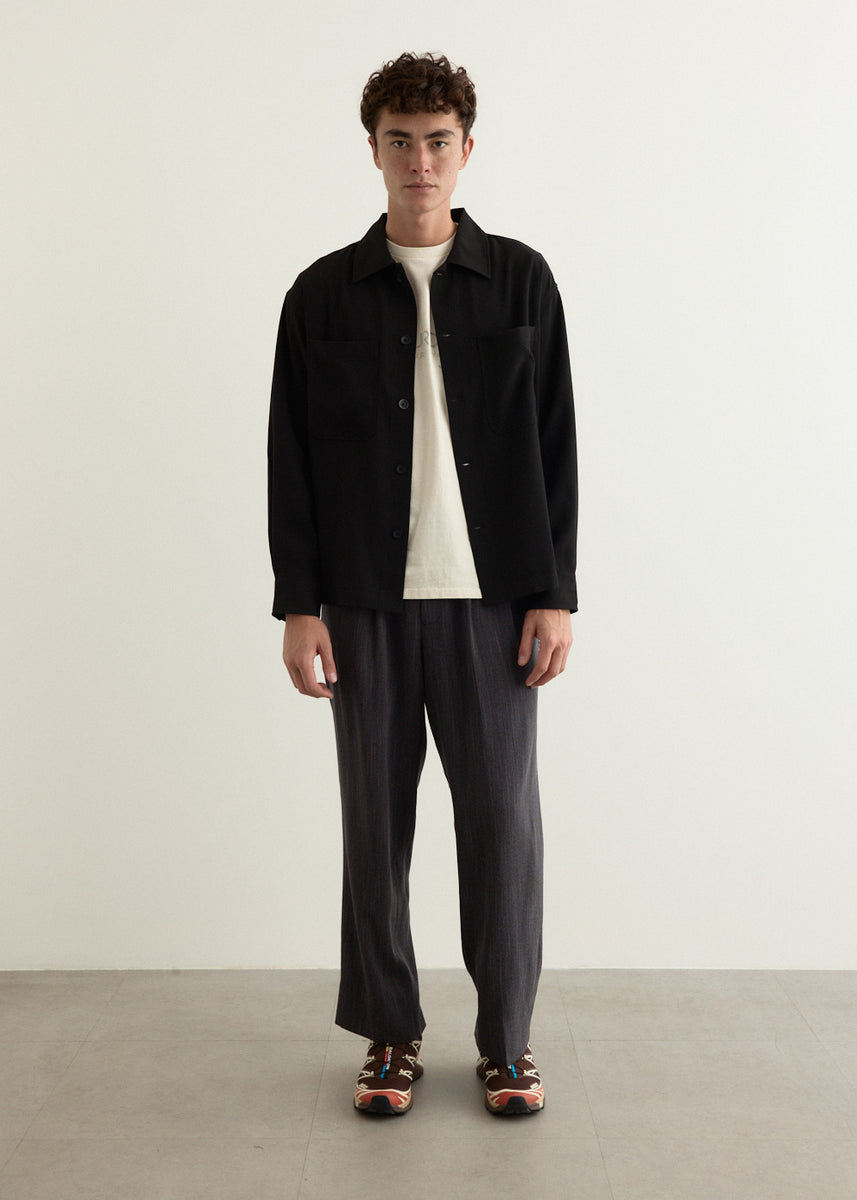 【グリーン（30）】Driessen Crepe Overshirt Driessen Crepe Overshirt