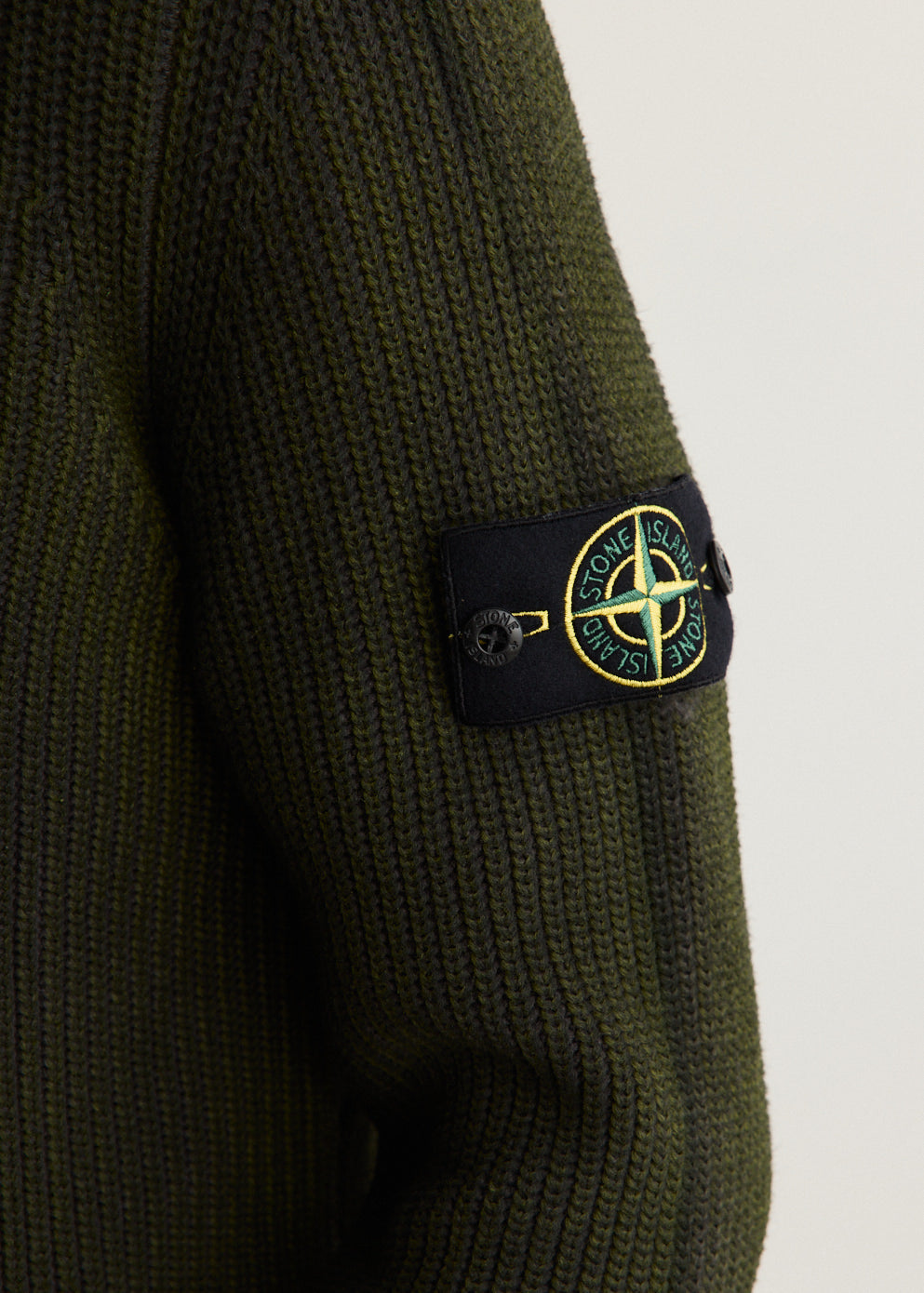 Fisherman's Rib Organic Cotton Two-Colour Spray Jumper