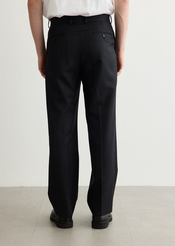 Bluefaced Wool Two Tuck Slacks