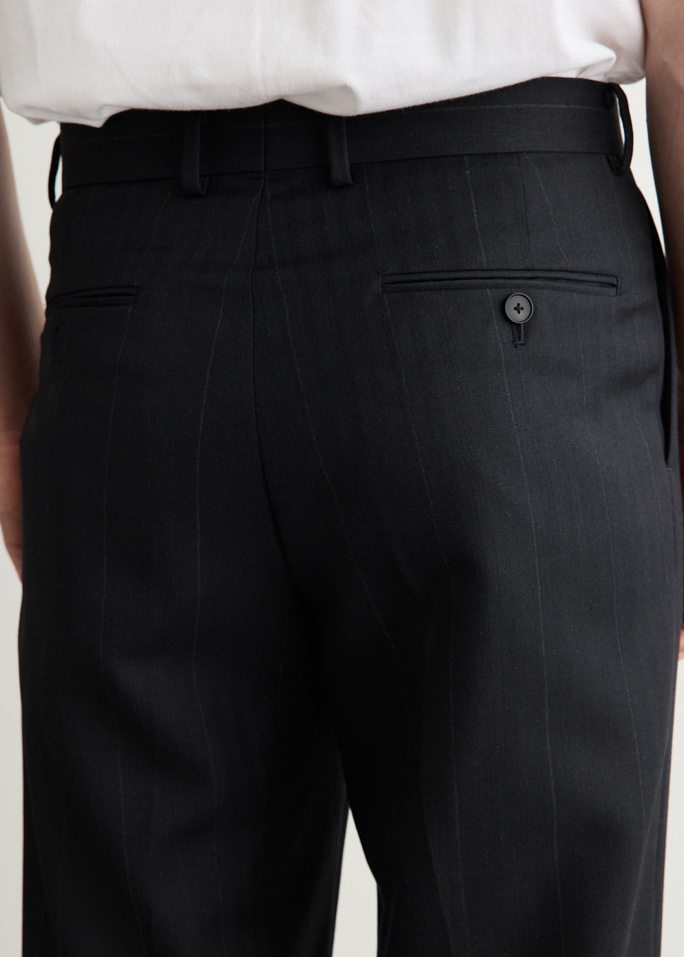 Bluefaced Wool Two Tuck Slacks