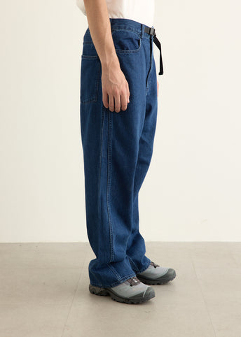 Triple Side Seam Denim Pants