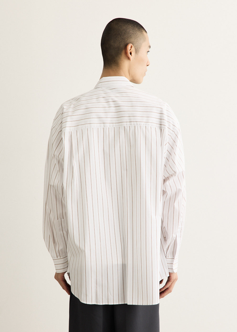 SIDOGRAS Long Sleeve Oversized Regular Collar Shirt