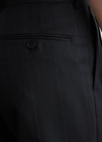 Bluefaced Wool Two Tuck Slacks