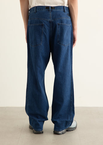 Triple Side Seam Denim Pants
