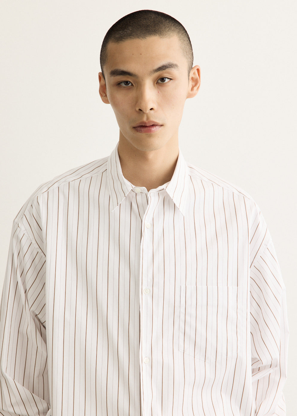 SIDOGRAS Long Sleeve Oversized Regular Collar Shirt