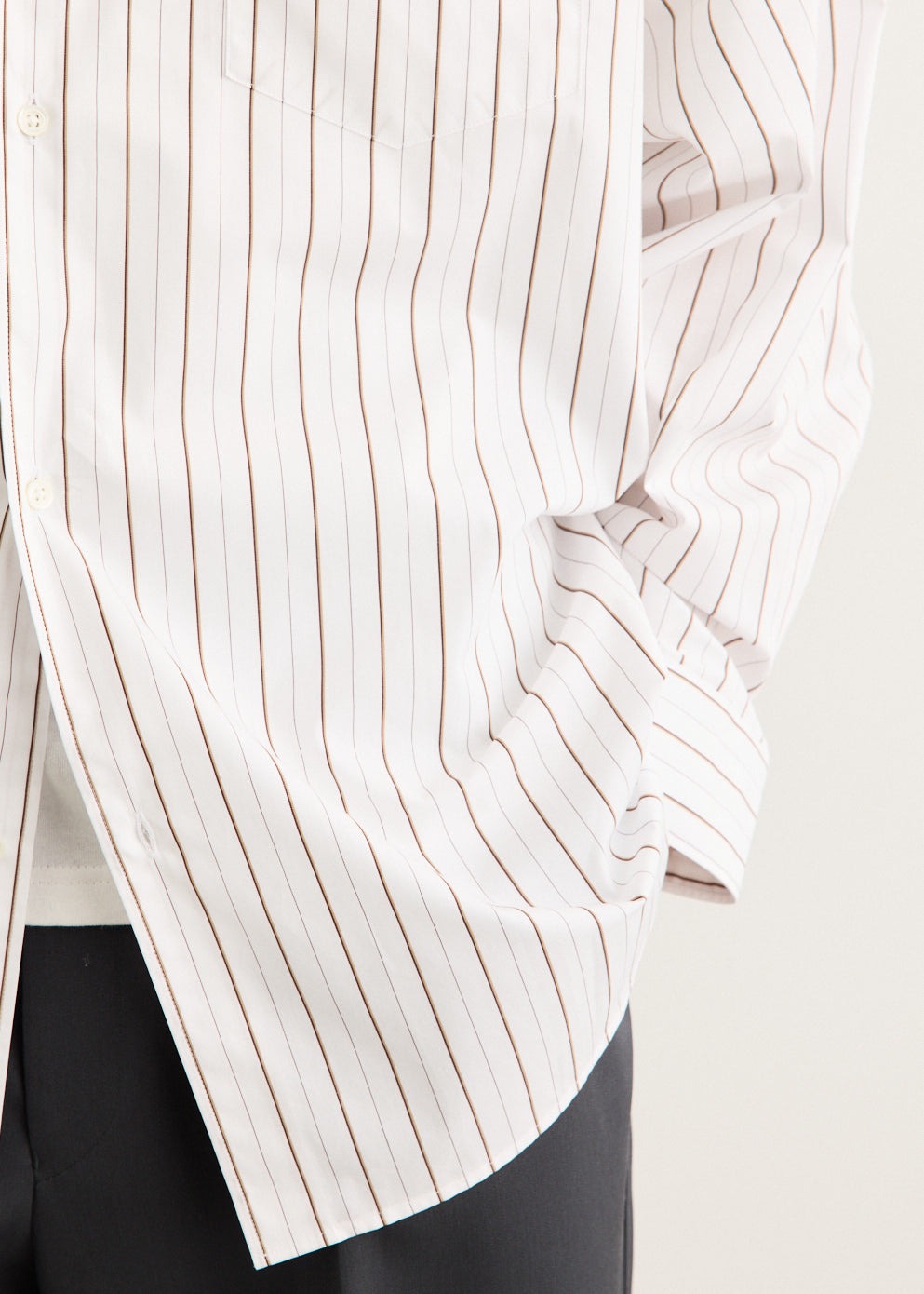SIDOGRAS Long Sleeve Oversized Regular Collar Shirt