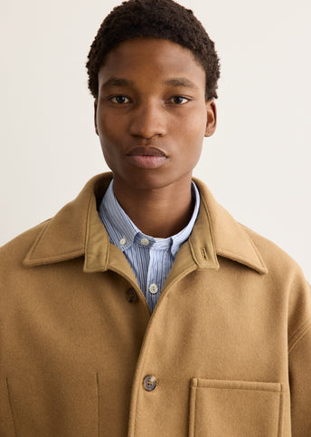 Wool Bonding Shirt Jacket