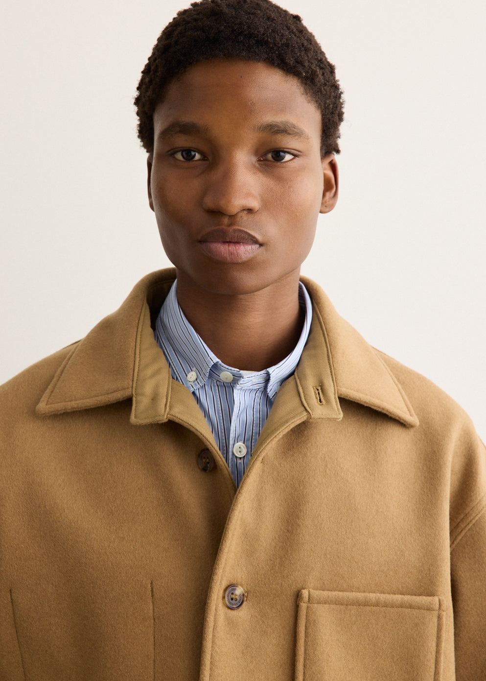 Wool Bonding Shirt Jacket
