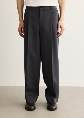 Scale Off Wool Wide Slacks