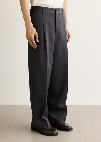 Scale Off Wool Wide Slacks