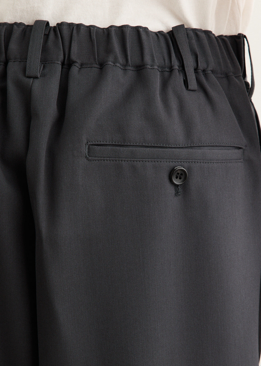 Scale Off Wool Wide Slacks