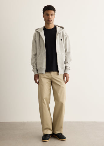 Hoodie with Contrasted Ami De Coeur