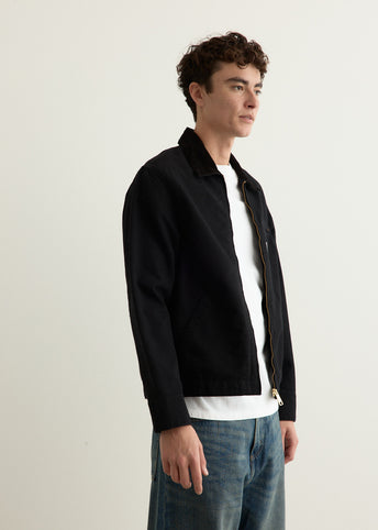 米国製　carhartt Detroit Jacket M Black Carhartt WIP Detroit Jacket (Summer), Black / Black