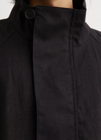 【セール】foufou　melton stand collar halfcoat stein / シュタイン】MELTON STAND COLLAR ZIP SHORT JACKET