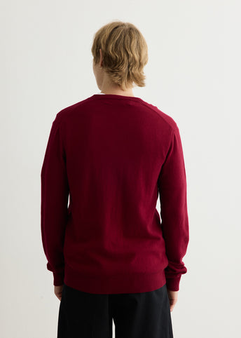 Red Heart V-Neck Sweater