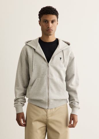 Hoodie with Contrasted Ami De Coeur