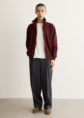 Poly Jacquard Track Jacket