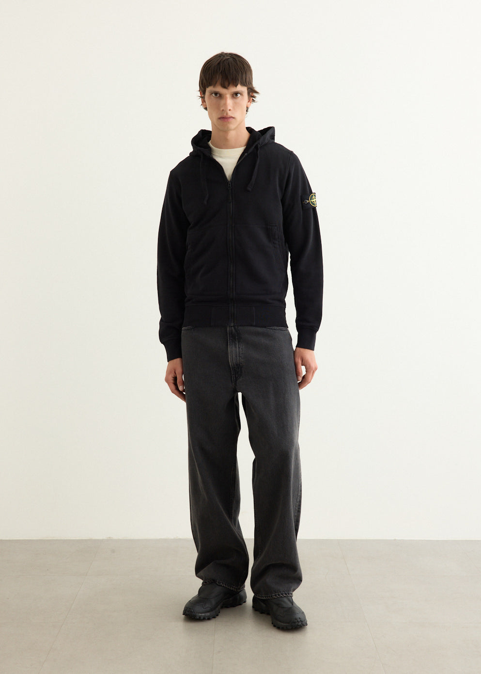 Organic Cotton Full Zip Hooded Sweatshirt