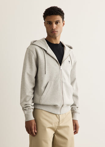 Hoodie with Contrasted Ami De Coeur