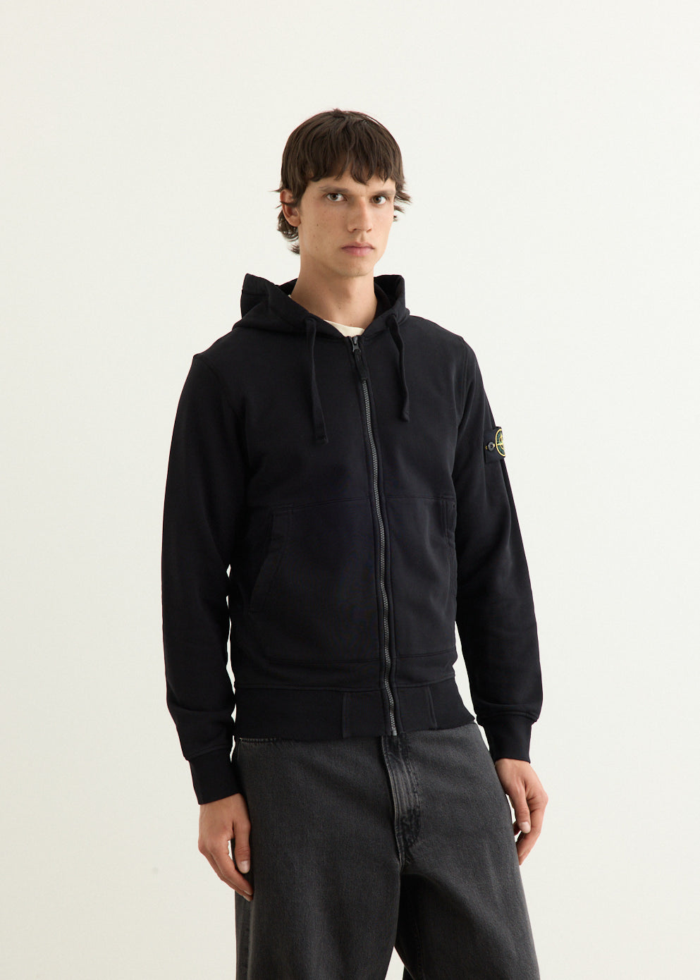Organic Cotton Full Zip Hooded Sweatshirt