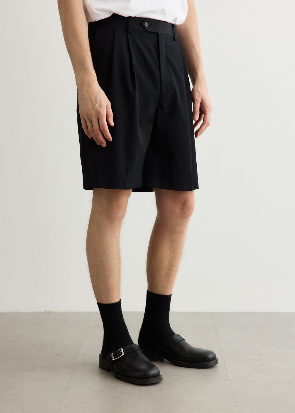 Light Wool Max Gabardine Shorts