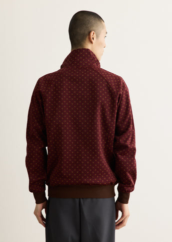Poly Jacquard Track Jacket