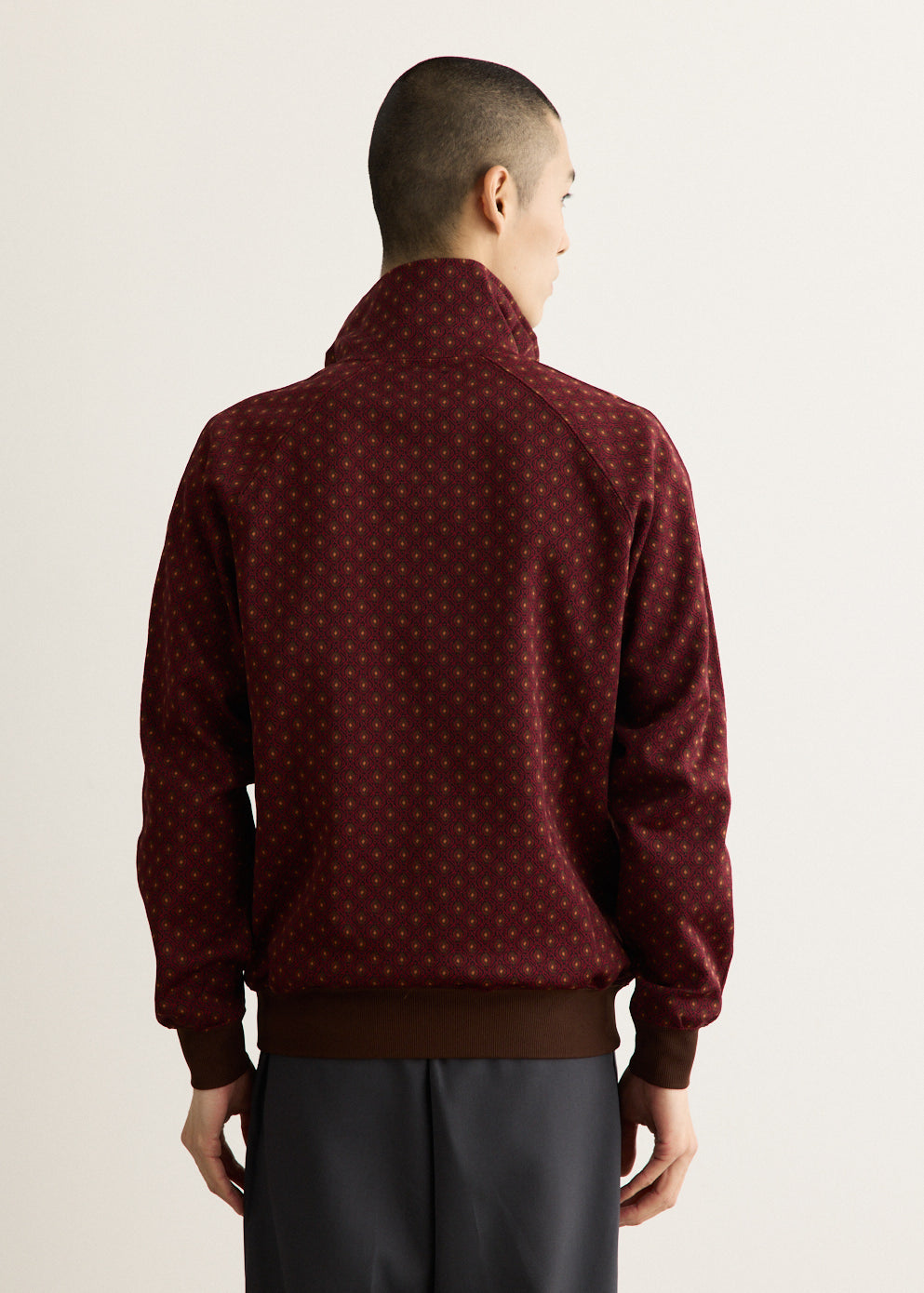 Poly Jacquard Track Jacket