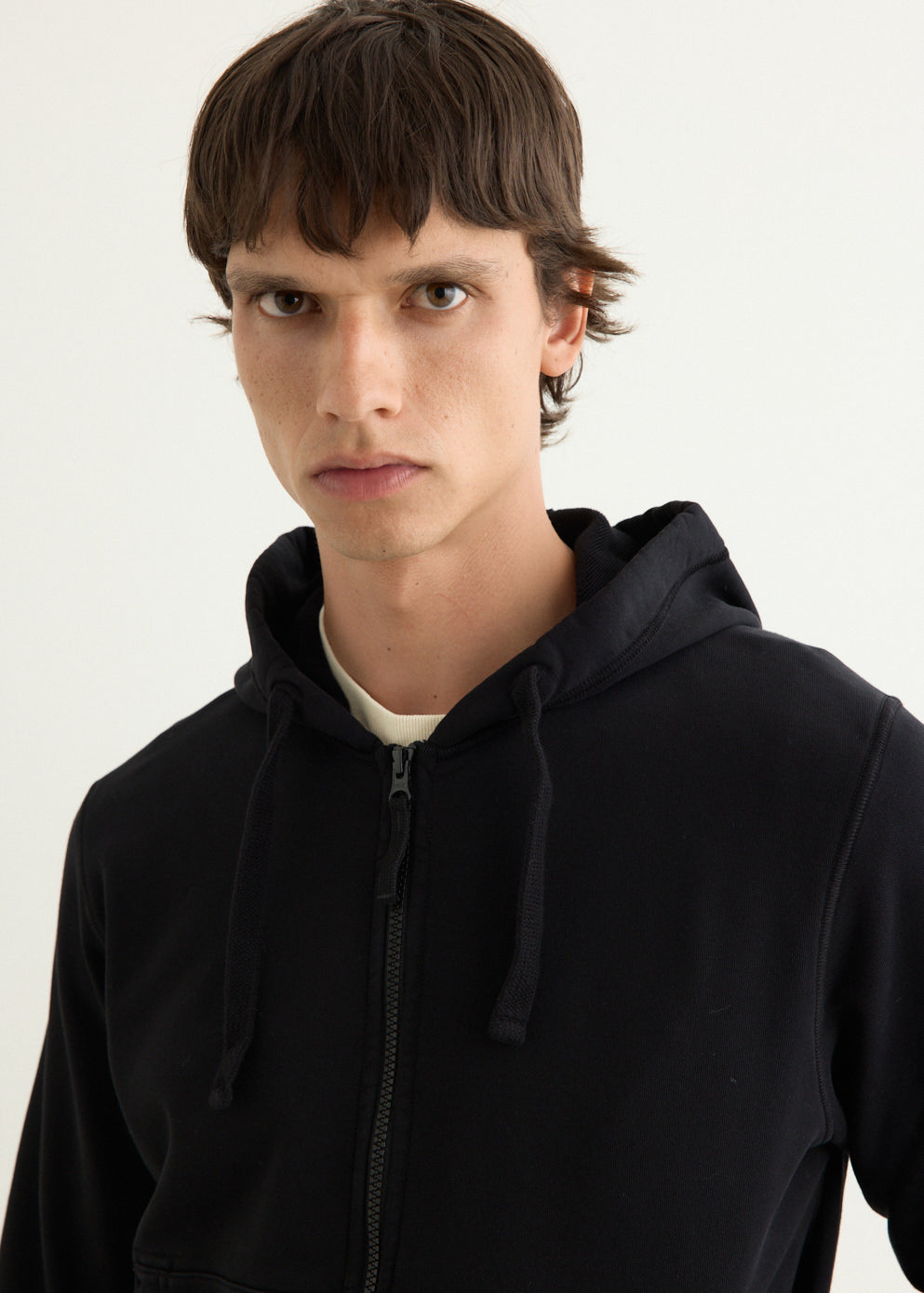 Organic Cotton Full Zip Hooded Sweatshirt