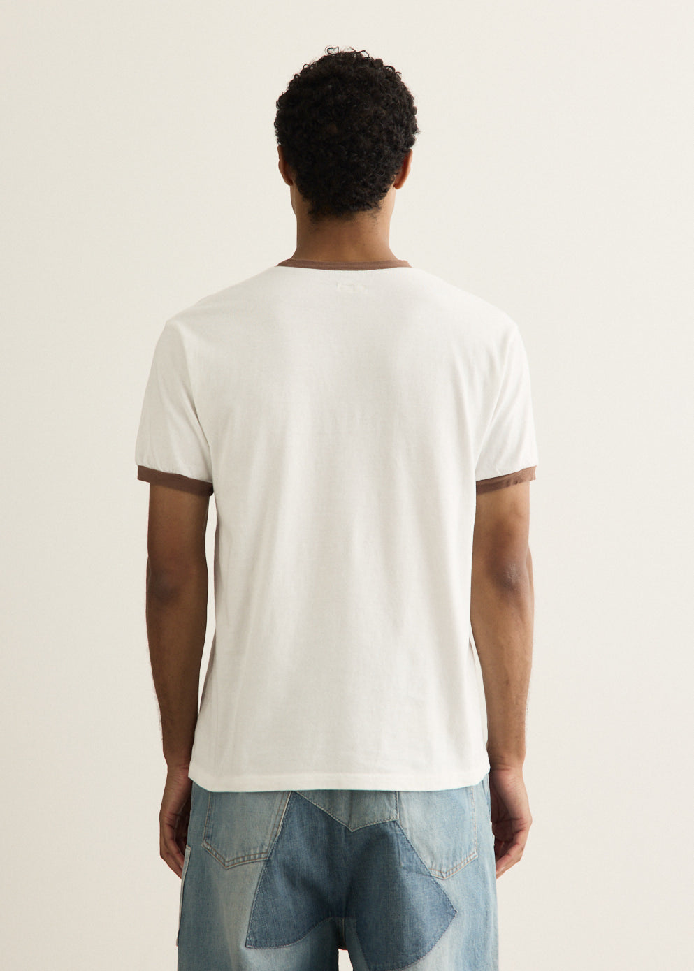 20/-Jersey Ringer T-Shirt (PECKISH CHOKO-CHIP CAMO)