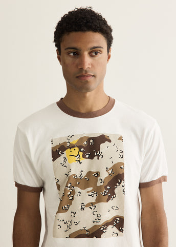 20/-Jersey Ringer T-Shirt (PECKISH CHOKO-CHIP CAMO)
