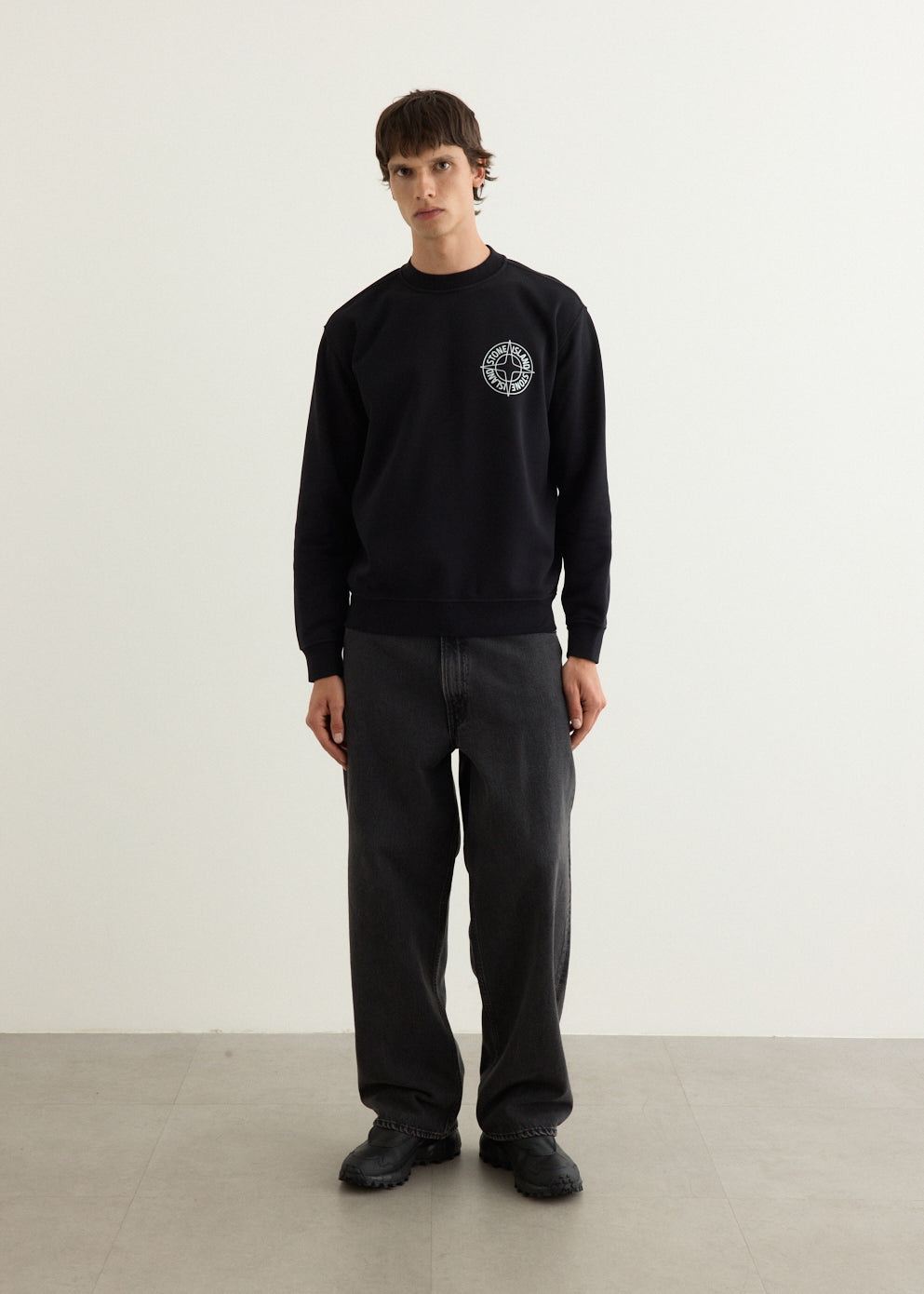 Outline Compass Oversized Sweatshirt