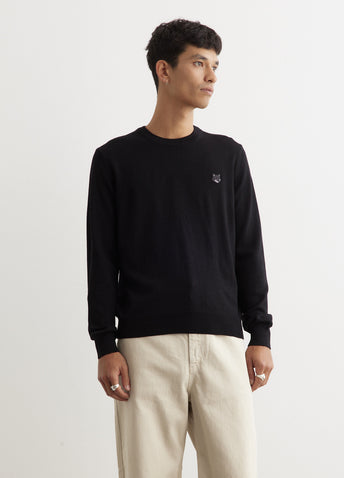Bold Fox Head Patch Regular Jumper