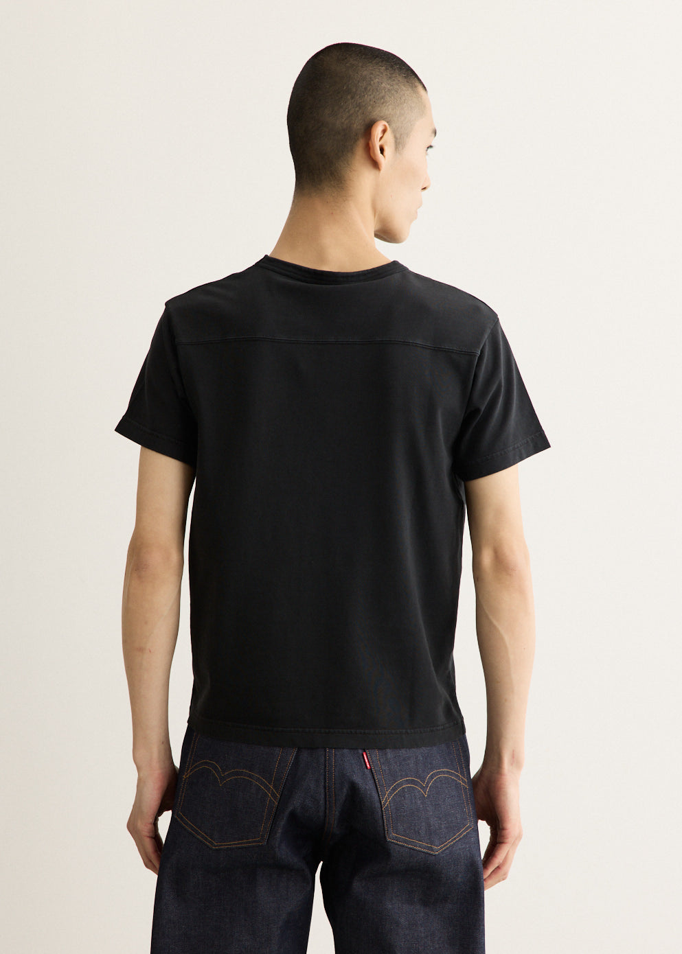 Garment Dyed Football T-Shirt