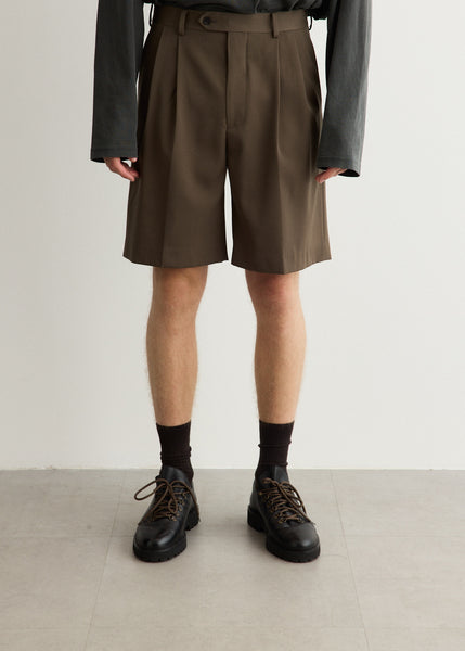 Light Wool Max Gabardine Shorts