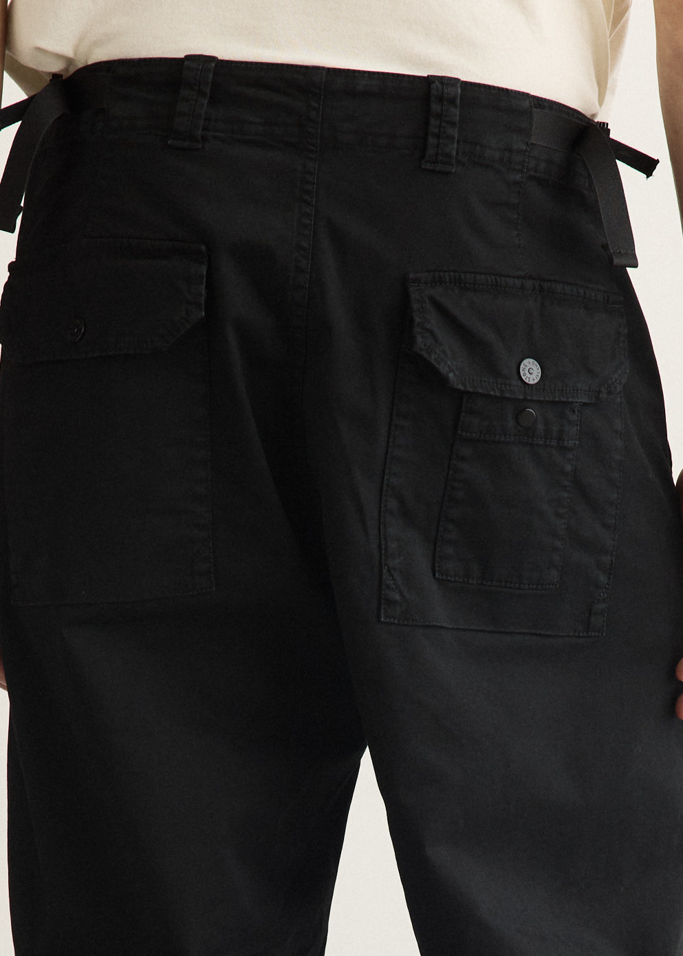 Loose Fit Organic Cotton Broken Twill Cargo Pants