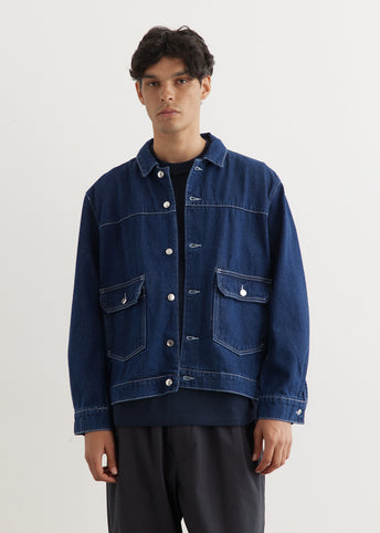 Full Button Denim Jacket