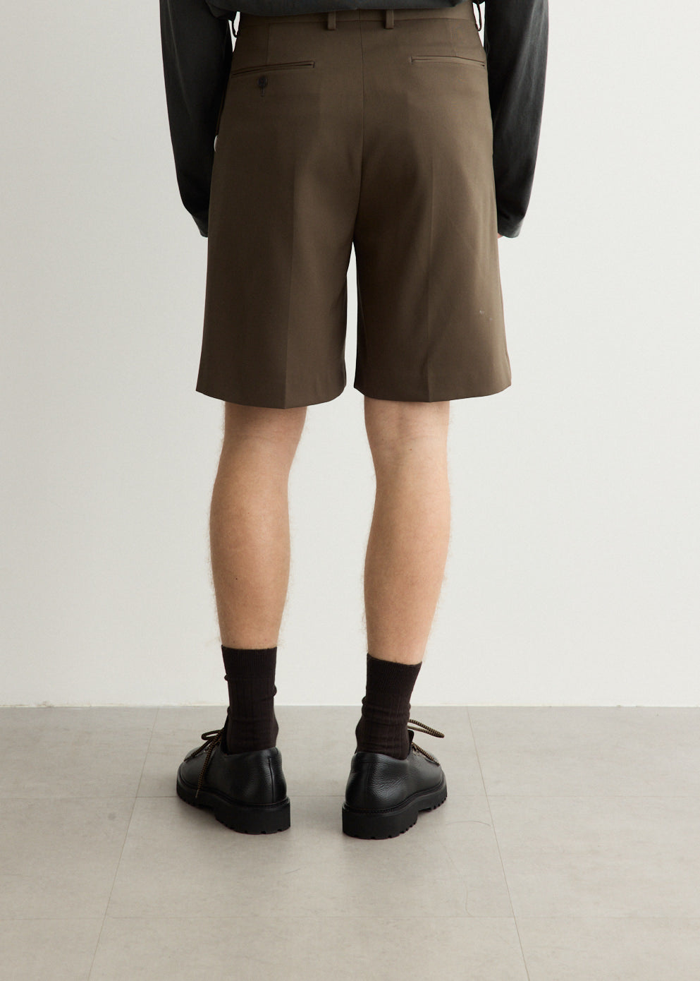 Light Wool Max Gabardine Shorts