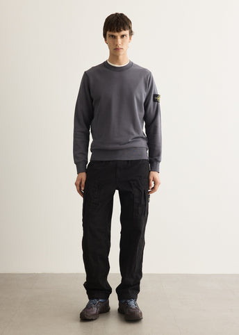Organic Cotton Fleece Garment Dyed Crew Sweatshirt