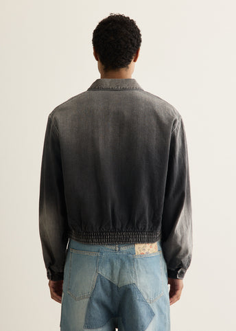 11.5oz Black Denim Hacksaw Drizzler Jacket
