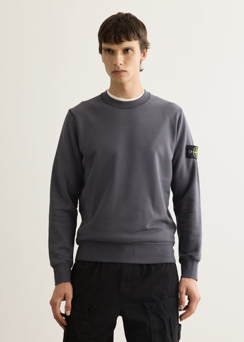 Organic Cotton Fleece Garment Dyed Crew Sweatshirt
