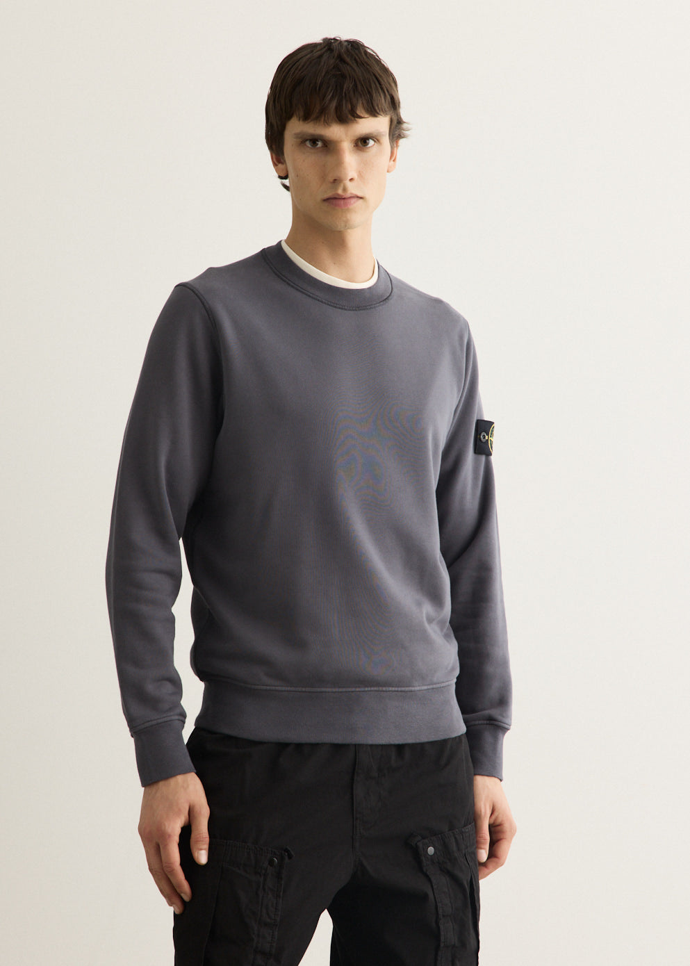 Organic Cotton Fleece Garment Dyed Crew Sweatshirt