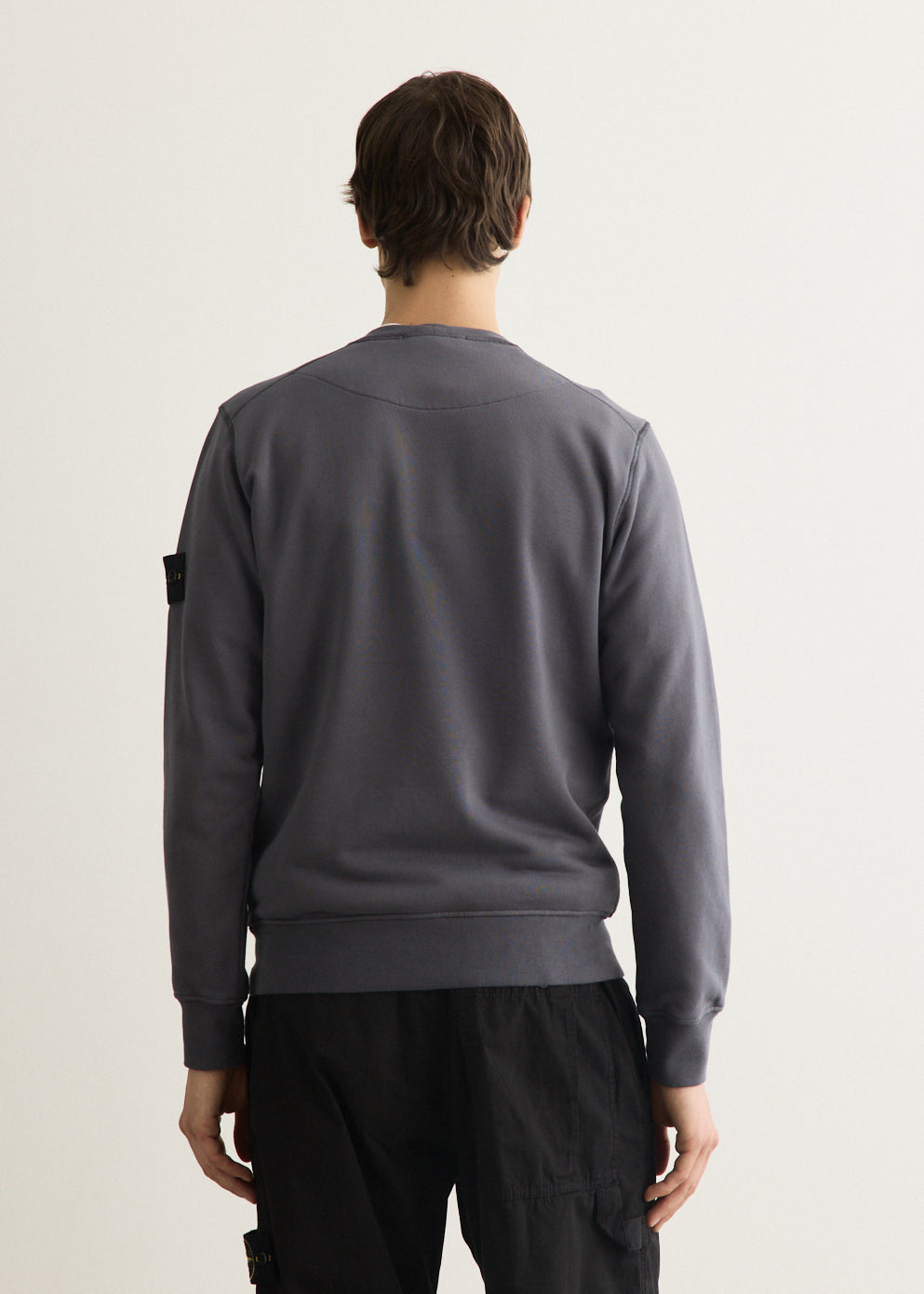 Organic Cotton Fleece Garment Dyed Crew Sweatshirt