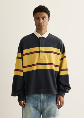 16/-Panel Stripe Jersey BIG Rugby Shirt