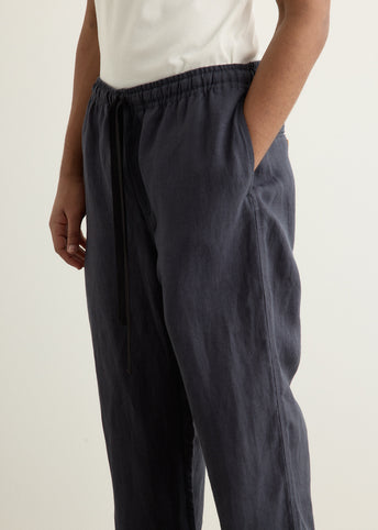 Wide Leg Linen Trousers