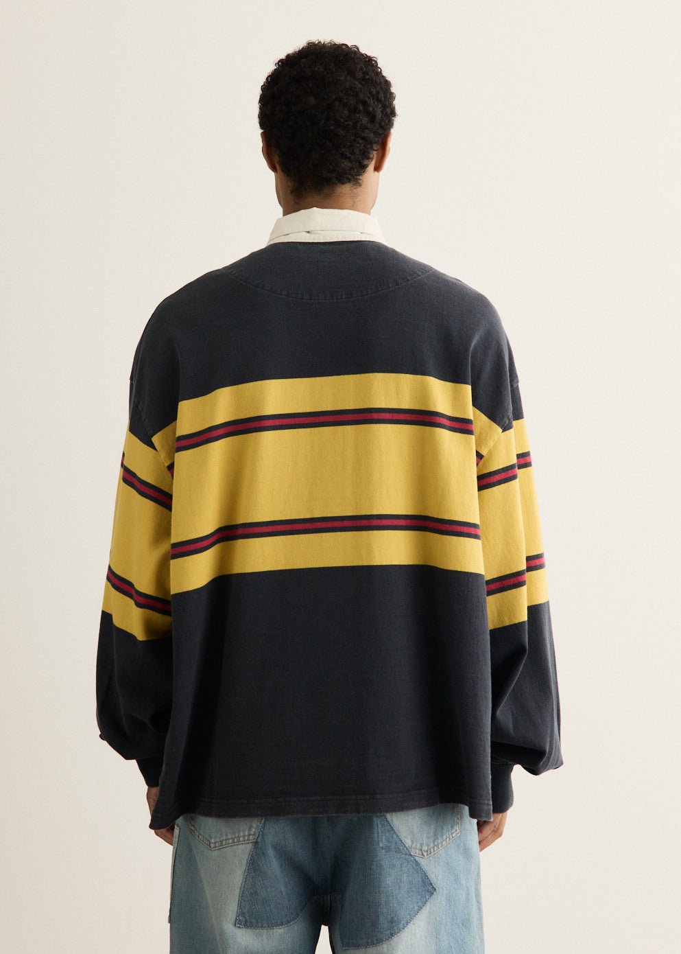 16/-Panel Stripe Jersey BIG Rugby Shirt
