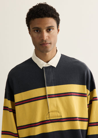 16/-Panel Stripe Jersey BIG Rugby Shirt